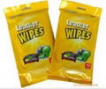 Leather clean protect wet wipes tissues 1