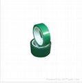 Good price high temperature PET silicone green tape for glass laminating