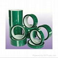Good price high temperature PET silicone green tape for glass laminating 2