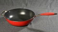 28CM Enameled Cast Iron Wok