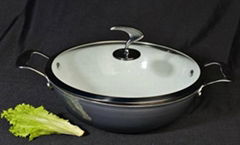 26CM Enameled Cast Iron Wok