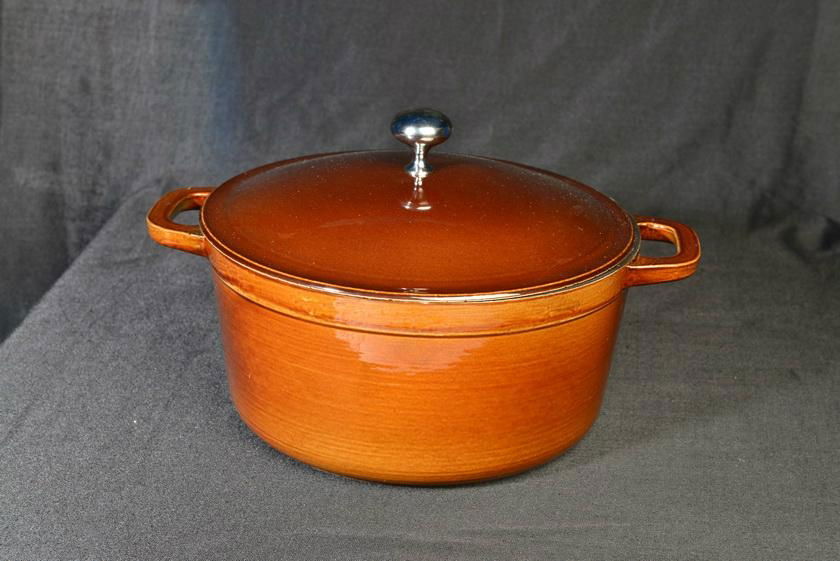 Cast Iron Casserole With Enamel Coating 4