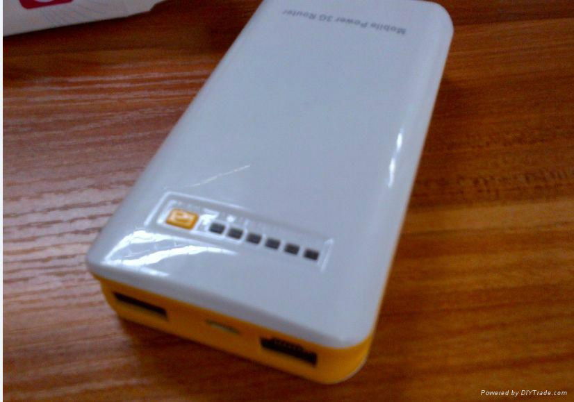 2PCS Mobile 3G Wireless Router Broadband Power WiFi Hotspot 
