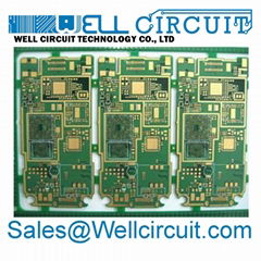 6 Layer Rigid PCB  Double side Printed Circuit