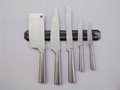stainless steel hollow handle kitchen knife set  4