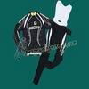 2010 Scott Team Black Cyling Long Sleeve Jersey and Bib Pants Set 