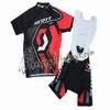 2011 Scott BlackRed Cycling Jersey and Bib Shorts Set  1