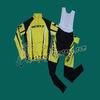 "2012 Scott Yellow Cycling Long Sleeve Jersey And Bib Pants Set "  1