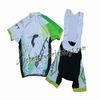 2013 Scott White And Green Cycling Jersey And Bib Shorts  1