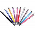 crystal touch pen for ipad with ball pen