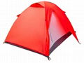 Outdoor camping tent 2 people double layer with 2 doors 1