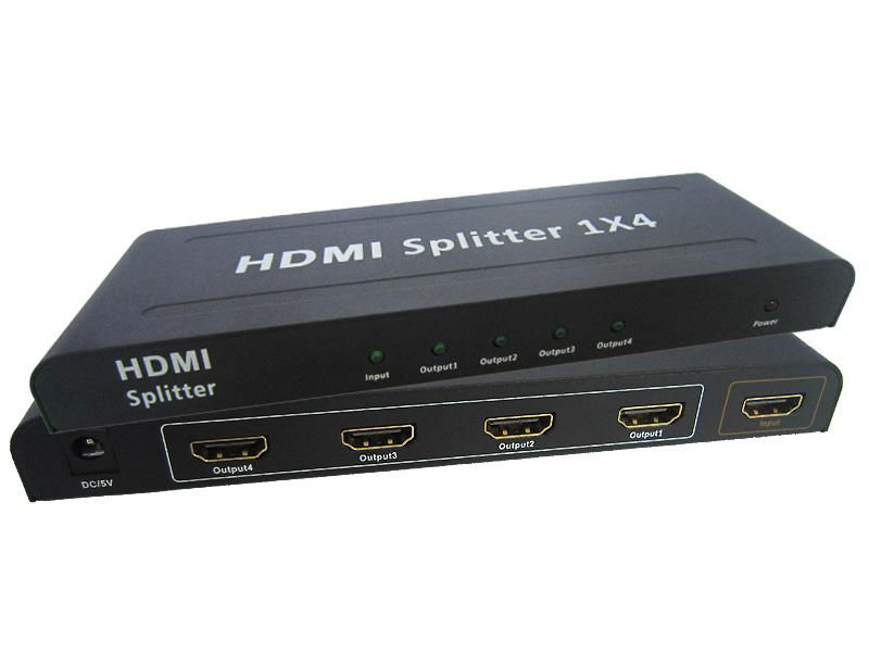 HDMI Splitter 1 Input 4 output  2