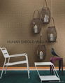 PVC Wallpaper Vinyl Coated with Paper Backing Modern Wallcovering