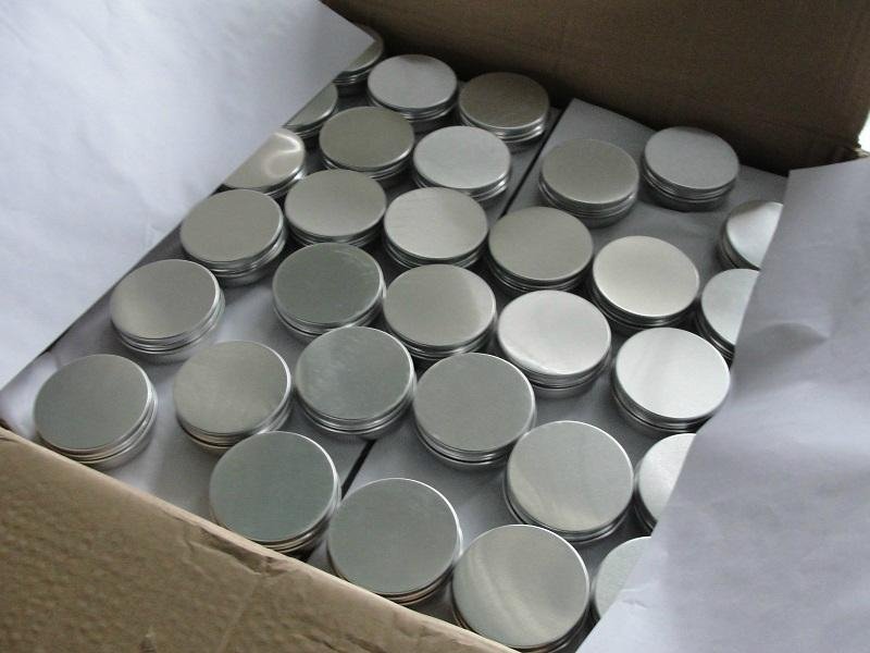 90g aluminum cosmetic cream jar with screw cap 2