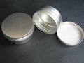 250g aluminum metal cosmetic cream jar with screw cap 3