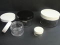 50 to 200ml PET plastic injection cosmetic cream package jars