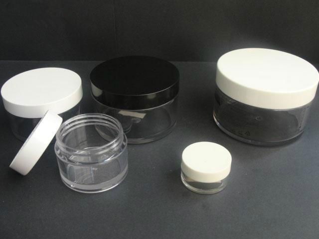 50 to 200ml PET plastic injection cosmetic cream package jars