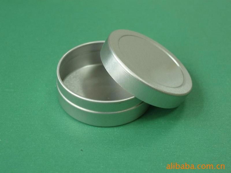 10ml ro 25ml small aluminum metal face cream package jar with slip caps 2