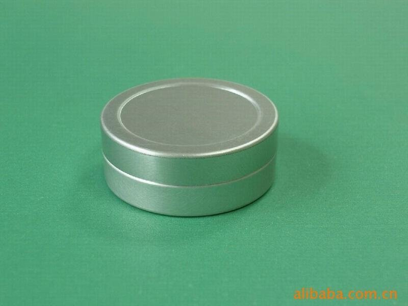 10ml ro 25ml small aluminum metal face cream package jar with slip caps 3