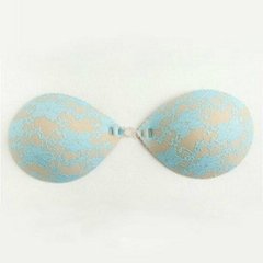 Sexy self adhesive backless and strapless breathable lace bra 