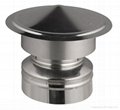 CE and double wall stainless steel chimney cap chimney pipe fitting pellet stove 3