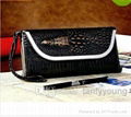 Wholesale - 2014 new big head Purse Wallet Korean female crocodile embossed ladi 1