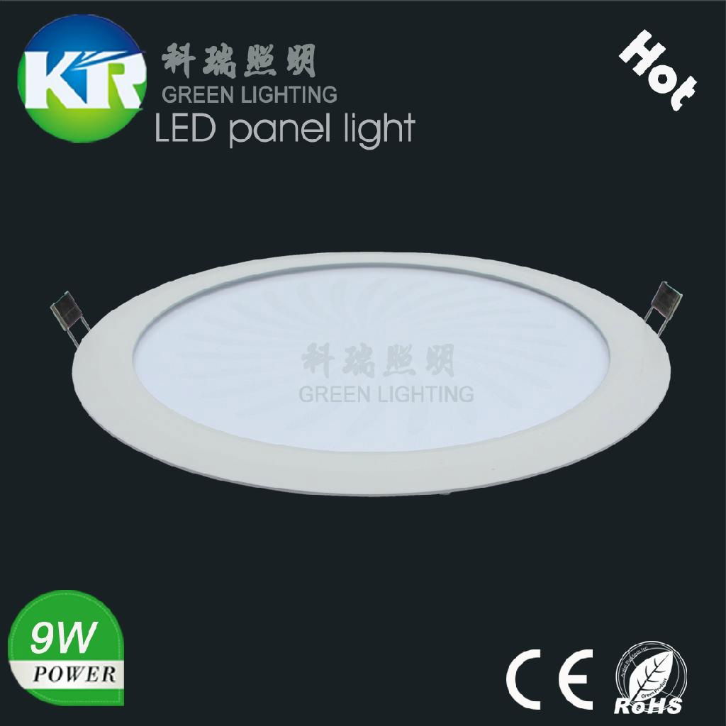 Ultra thin high brightness LED ceiling lamp 5W LED round panel light 2