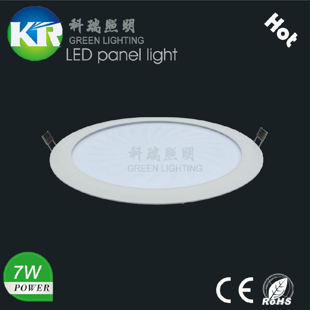 Ultra thin high brightness LED ceiling lamp 5W LED round panel light