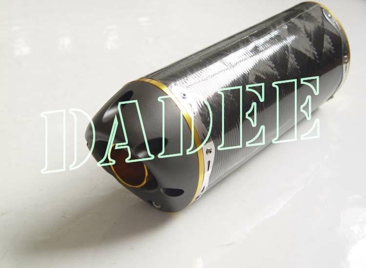 Motorcycle racing Superbike Carbon Fiber two brothers style Exhaust  slip-on sys