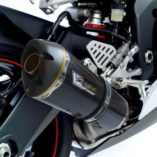 Racing Carbon Fibre two brothers style motorcycle exhaust muffler slip-on system