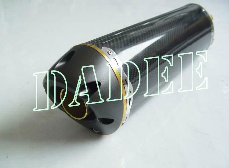 Racing Carbon Fibre two brothers style motorcycle exhaust muffler slip-on system 2