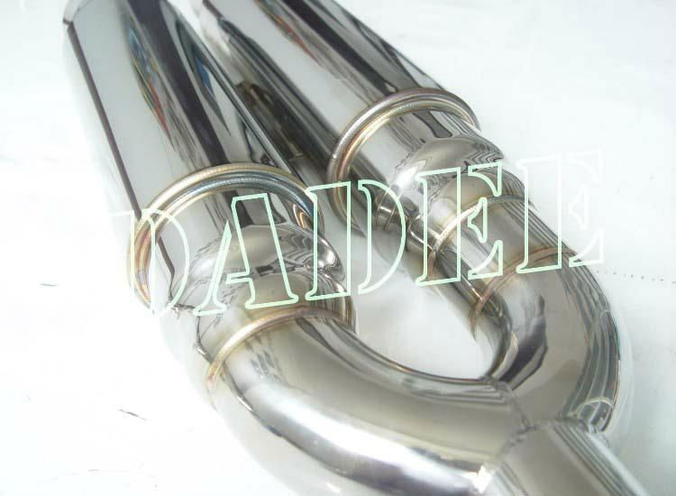 Racing double row Stainless Steel Motorcycle Exhaust for YP125 5