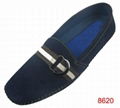 leather weave mens loafer shoes factory in China 3