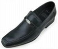 Buckle style leather man man dress shoes