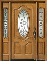 American solid wood door