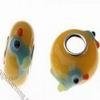 European Lampwork Beads Solid Core-Sterling Silver Material 038 