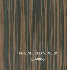 TB modified veneer of ebony engineered veneer 