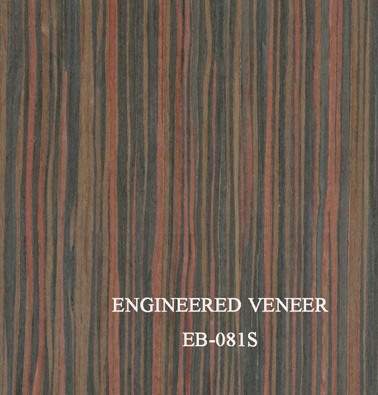 TB modified veneer of ebony -081S engineered veneer 