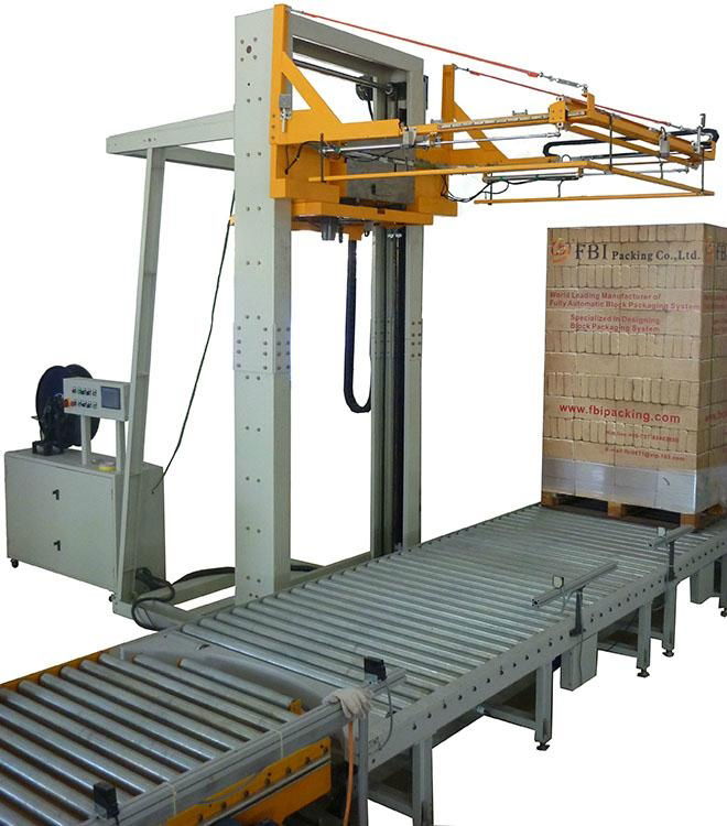   Horizontal strapping machine