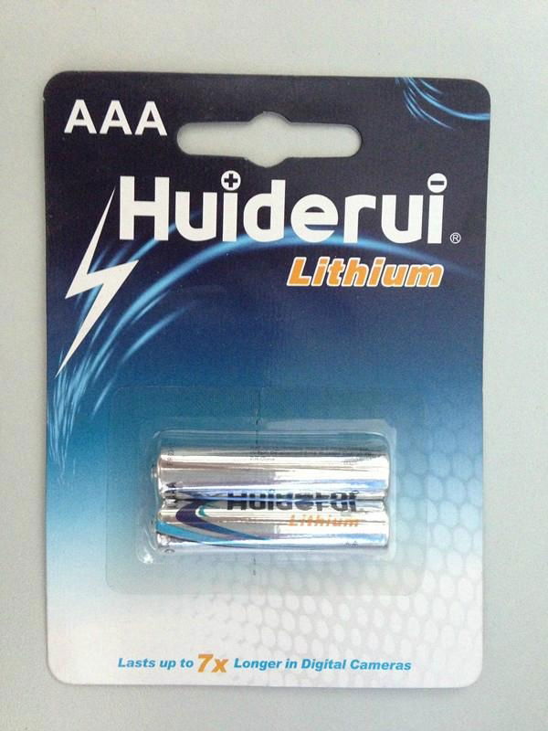 AA/Cylindrical LiFeS2 Lithium Batteries 3