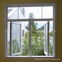 Three composite vacuum insulated windows