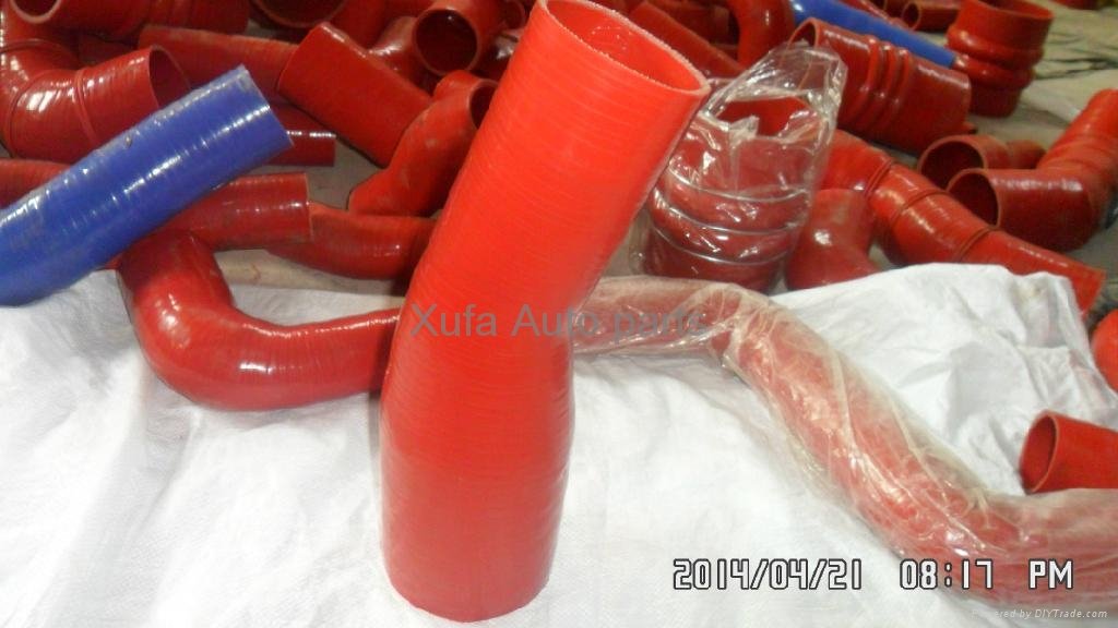 high quality 30/45/90/135/180 degree elbow silicone hose 5
