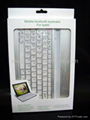 Aluminum Wireless Bluetooth Keyboard for iPad 2 3 4 4