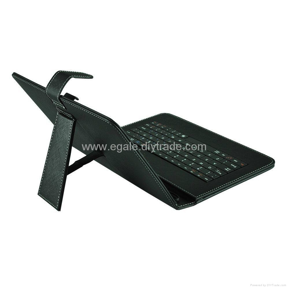 Unviersal Keyboard Cover for 9.7" Tablets - Micro USB  2