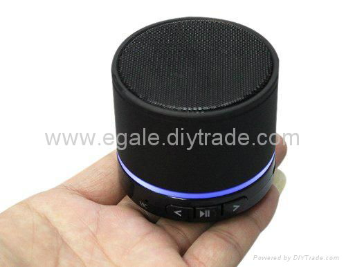 Mini Wireless Bluetooth Speaker with LED light for Cell Phone 2