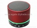 Mini Wireless Bluetooth Speaker with LED light for Cell Phone 4