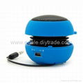 Mini Portable Capsule Speaker w Rechargeable battery for Cell Phones and Tablets 1