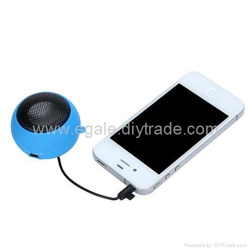 Mini Portable Capsule Speaker w Rechargeable battery for Cell Phones and Tablets 3