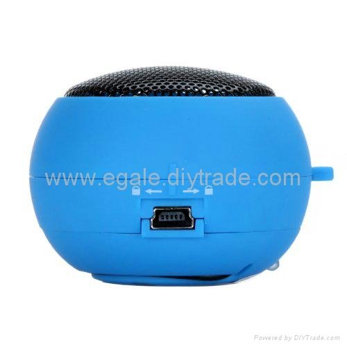 Mini Portable Capsule Speaker w Rechargeable battery for Cell Phones and Tablets 2