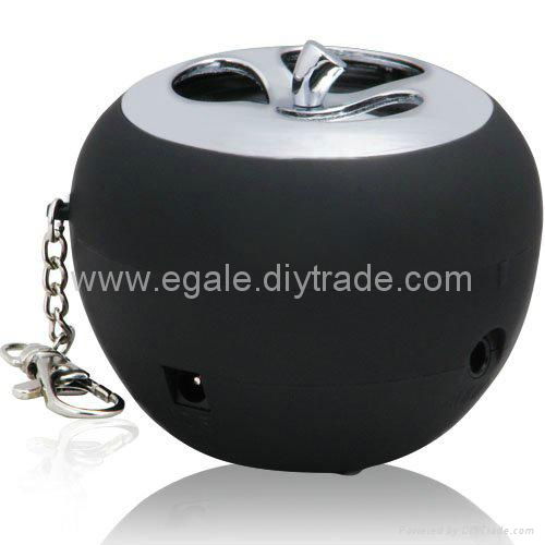 Mini Portable Speaker with LED light for iPhone 5 4 2